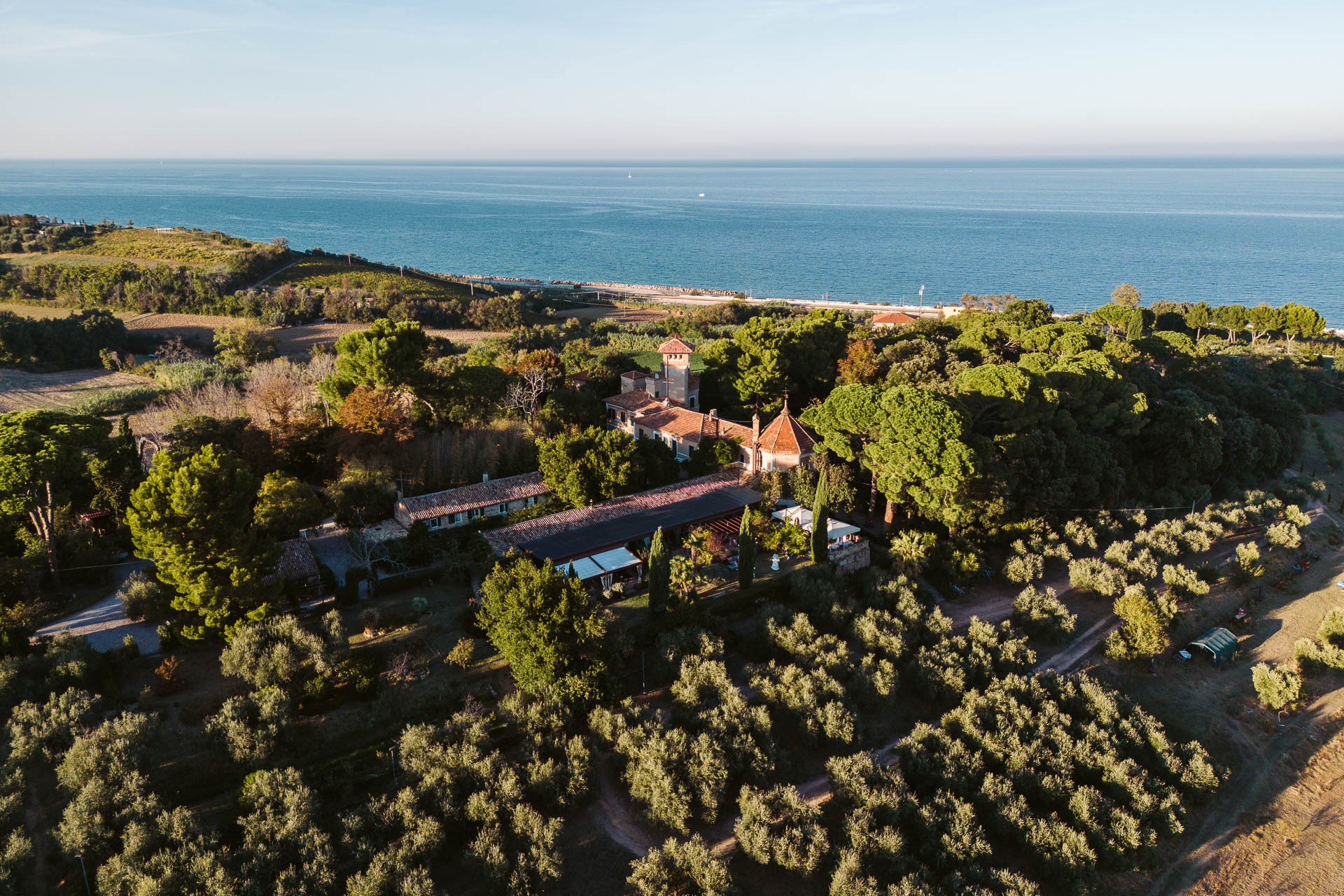 Villa Giulia с воздуха